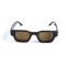 Унісекс сонцезахисні окуляри 13214 коричневі з коричневою лінзою . Photo 2