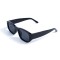 Унисекс сонцезащитные очки 13217 чёрные с чёрной линзой . Photo 1