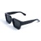 Унисекс сонцезащитные очки 13218 чёрные с чёрной линзой . Photo 1
