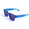 Унисекс сонцезащитные очки 13219 коричневые с синей линзой . Photo 1