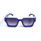 Унісекс сонцезахисні окуляри 13221 темно-сині з синьою лінзою . Photo 2