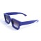 Унисекс сонцезащитные очки 13221 темно-синие с синей линзой . Photo 1