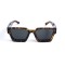 Унисекс сонцезащитные очки 13222 чёрные с леопардовой линзой . Photo 2