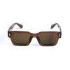 Унисекс сонцезащитные очки 13225 коричневые с коричневой линзой 