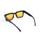 Унисекс сонцезащитные очки 13230 чёрные с оранжевой линзой . Photo 3