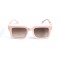 Унисекс сонцезащитные очки 13231 розовые с коричневой линзой . Photo 2