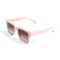 Унисекс сонцезащитные очки 13231 розовые с коричневой линзой . Photo 1
