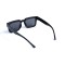 Унісекс сонцезахисні окуляри 13233 чорні з чорною лінзою . Photo 3