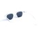 Унісекс сонцезахисні окуляри 13234 прозорі з чорною лінзою . Photo 3