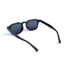 Унісекс сонцезахисні окуляри 13236 чорні з чорною лінзою 