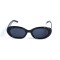 Унисекс сонцезащитные очки 13237 чёрные с чёрной линзой . Photo 2