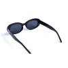 Унісекс сонцезахисні окуляри 13237 чорні з чорною лінзою 