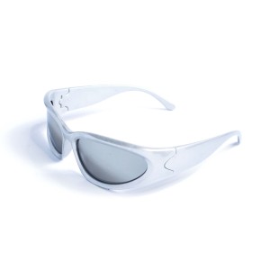 Унісекс сонцезахисні окуляри 13263 сірі з сірою лінзою 