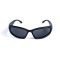 Унисекс сонцезащитные очки 13264 чёрные с чёрной линзой . Photo 2