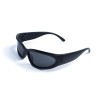 Унісекс сонцезахисні окуляри 13264 чорні з чорною лінзою 