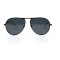 Женские сонцезащитные очки 10816 чёрные с чёрной линзой . Photo 2