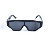 Унісекс сонцезахисні окуляри 13271 чорні з чорною лінзою 