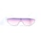 Унисекс сонцезащитные очки 13273 белые с фиолетовой линзой . Photo 2