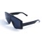 Унісекс сонцезахисні окуляри 13274 чорні з чорною лінзою . Photo 1