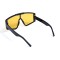 Унисекс сонцезащитные очки 13277 чёрные с жёлтой линзой . Photo 3