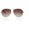 Жіночі сонцезахисні окуляри 10817 золоті з коричневою лінзою . Photo 2