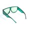 Унисекс сонцезащитные очки 13280 зелёные с зелёной линзой . Photo 3