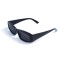 Унисекс сонцезащитные очки 13282 чёрные с чёрной линзой . Photo 1