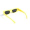 Унісекс сонцезахисні окуляри 13283 жовті з чорною лінзою . Photo 3