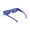 Унісекс сонцезахисні окуляри 13284 сині з чорною лінзою . Photo 3