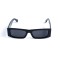 Унисекс сонцезащитные очки 13288 чёрные с чёрной линзой . Photo 2