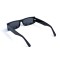 Унісекс сонцезахисні окуляри 13288 чорні з чорною лінзою . Photo 3