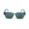 Унисекс сонцезащитные очки 13294 зелёные с чёрной линзой . Photo 2