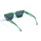 Унисекс сонцезащитные очки 13294 зелёные с чёрной линзой . Photo 3
