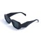 Унисекс сонцезащитные очки 13300 чёрные с чёрной линзой . Photo 1