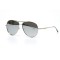 Женские сонцезащитные очки 10819 серебряные с ртутной линзой . Photo 1
