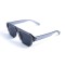 Унисекс сонцезащитные очки 13305 серые с чёрной линзой . Photo 1