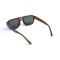 Унисекс сонцезащитные очки 13307 коричневые с зелёной линзой . Photo 3