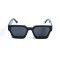 Унісекс сонцезахисні окуляри 13312 чорні з чорною лінзою . Photo 2