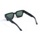 Унисекс сонцезащитные очки 13314 чёрные с зелёной линзой . Photo 3