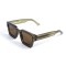 Унисекс сонцезащитные очки 13315 коричневые с коричневой линзой . Photo 1