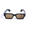 Унісекс сонцезахисні окуляри 13320 чорні з коричневою лінзою 