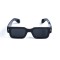 Унисекс сонцезащитные очки 13321 чёрные с чёрной линзой . Photo 2