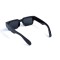 Унисекс сонцезащитные очки 13321 чёрные с чёрной линзой . Photo 3