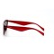 Женские сонцезащитные очки 10828 красные с чёрной линзой . Photo 3