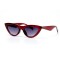 Женские сонцезащитные очки 10828 красные с чёрной линзой . Photo 1
