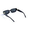 Унісекс сонцезахисні окуляри 13326 чорні з чорною лінзою 