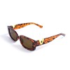 Унісекс сонцезахисні окуляри 13329 леопардові з коричневою лінзою 