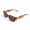 Унисекс сонцезащитные очки 13329 леопардовые с коричневой линзой . Photo 1