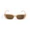 Унисекс сонцезащитные очки 13330 коричневые с коричневой линзой . Photo 2