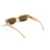 Унісекс сонцезахисні окуляри 13330 коричневі з коричневою лінзою 